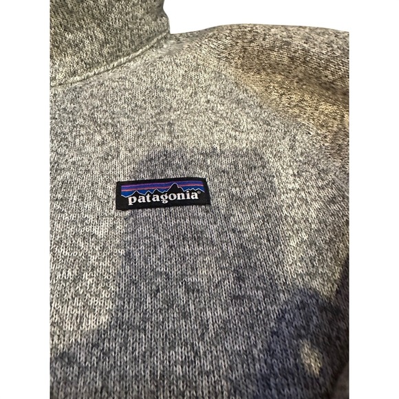 Patagonia Womens Better Sweater 1/4 Zip Fleece Pullover Gray Size M NEW WITHTAGS - Picture 4 of 5